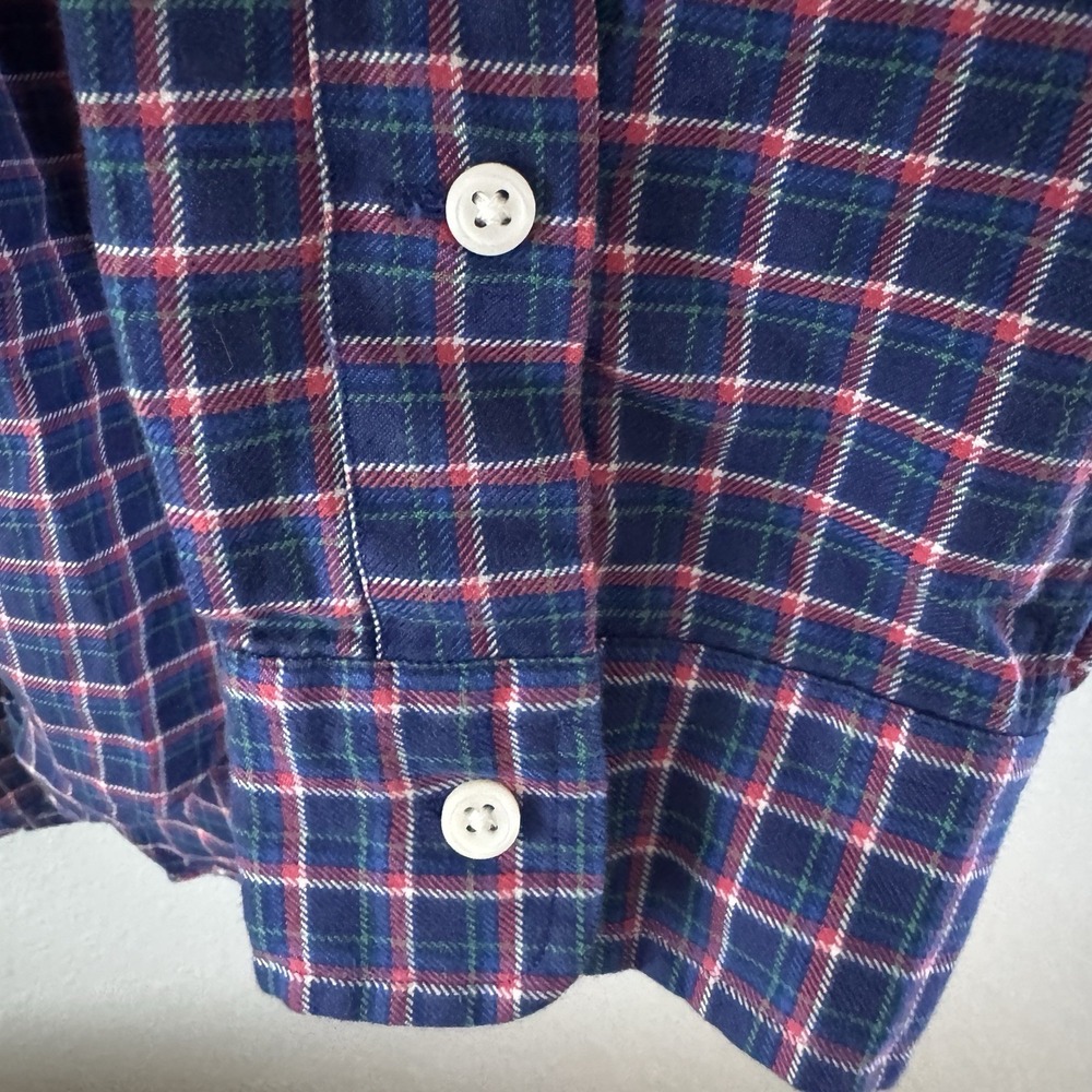 Ralph Lauren Classic Fit Plaid Button Down Shirt Men's XL Green Pony Logo Xmas - Picture 4 of 9